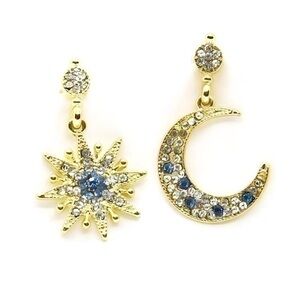 Star and Moon Mismatched Earrings